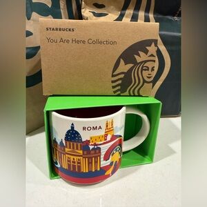 Starbucks ROMA Rome Italy Been There You Are Here Series Coffee Mug 14oz NIB